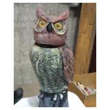 Scarecrow owl.  About 21" tall.