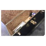 Press board tote with goodies