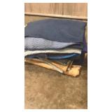 Stack of 10 moving blankets