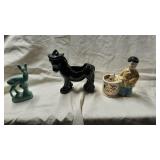 Group of ceramic figurines.