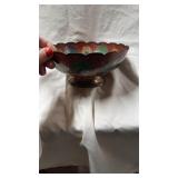 Very pretty brass bowl. 3"tall solid brass made