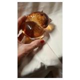 Sleeping kitty paperweight.