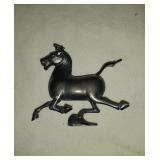 Small 2" Vintage Sterling Silver Horse marked