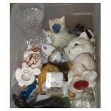 Small Tote w/Lid full of Cats and more