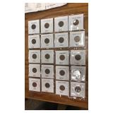 20 wheat pennies assorted years