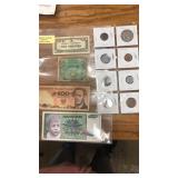 Assorted foreign currency