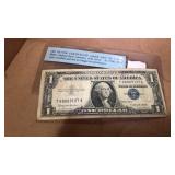 Silver Certificate One dollar