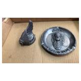 Indian Motorcycles lot. 5 inch ashtray & hood