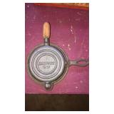 Simmons mini cast iron waffle iron