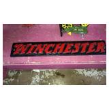 Winchester metal sign approx 14 inches long