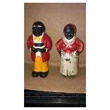 2 Modern metal Black Americana banks man & woman