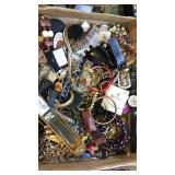 Flat of assorted jewelry