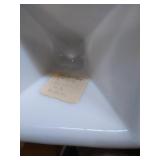 Ceramic  Pedestal dish with lid .