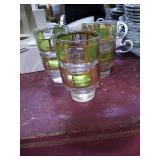 Vintage 6 piece glass set