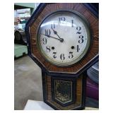 Vintage Regulator clock with certificate of age.