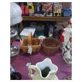 Pair of small longaberger baskets