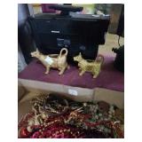 Pair of  small cow pitchers