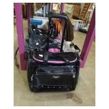 Black Kathy Van Zealand rolling case