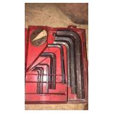 Proto. Hex key set and black and decker but set