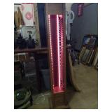 Light pink neon cd holder