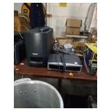 Bose home theater system with remote 2 speakers