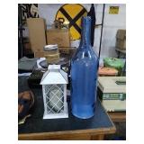Nice decor lot. Large light-up bottle, latern