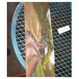 17" Wood Plaque Painting by Bailey Napier