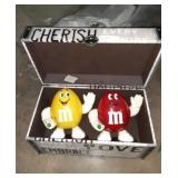 Small hope chest Box with M&M guys