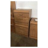 2 side tables 2 drawers each