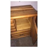 Log style dresser with mirror 4.3 wide