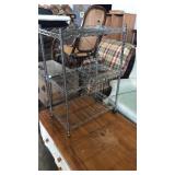 Metal rack shelf needs wheels