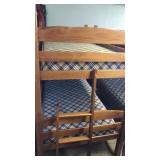 Twin bed bunk bead with stairs