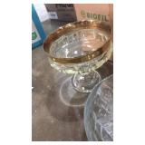 Clear glass and coffee mugs Christmas dish set