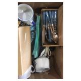 Soup goodness cup bowls utensils