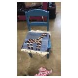 Chair wall hangings and Christmas picture