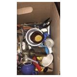 Box or decorations and utensils