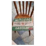 TEXACO MOTOR OIL GASOLINE. NEW METAL SIGN