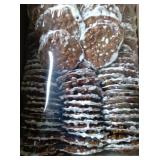 5lb tray of DELICIOUS vanilla florentine cookies