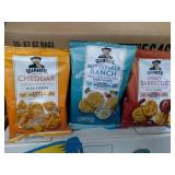 You get 30 bags of rice cakes for 1 money. 10 of