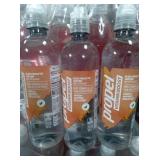 You get 6 20oz sports bottles of propel peach