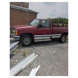 1990 GMC Sierra SLX  
90k miles 
Runs,
Old farm