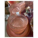 Salad serving 13 bowls or dessert bowls Pink