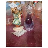 Small Angel Hummel and glass Rabbit