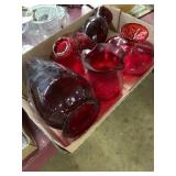 Red glassware