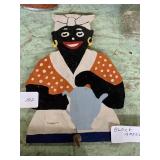 Black americana wall decor