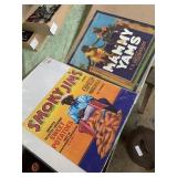 Black americana can labels