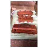 3 pc wood toy train