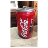 2001 Coca Cola can cookie jar 10.5 inches tall