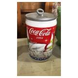 2004 Coca Cola can cookie jar 8 inches tall