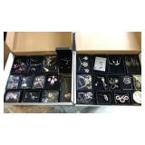 Lot of fashion jewelry sets in boxes